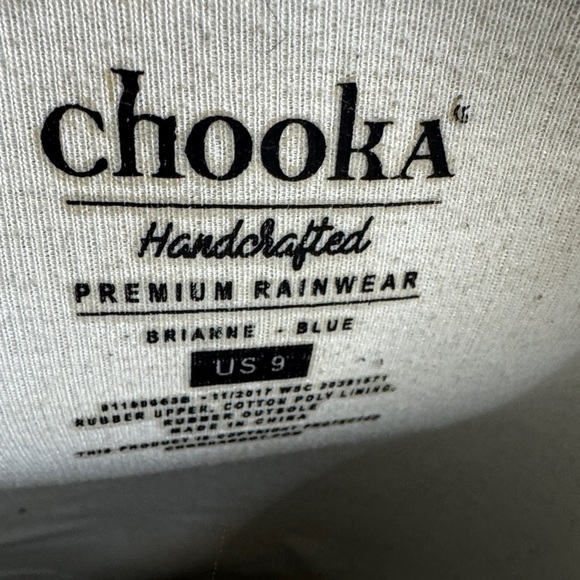 Chooka Light Blue Boots with Butterfly Design - Picture 7 of 13